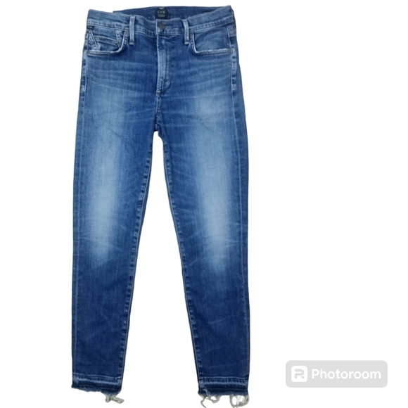 Citizens of Humanity Rocket Crop High Rise Skinny Jeans  Size 27 - Picture 2 of 16